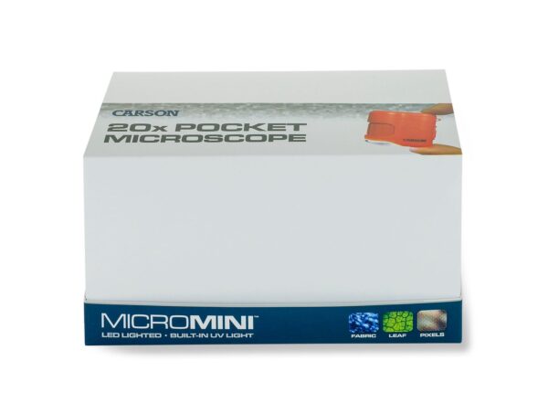 Carson MicroMini 20x LED Lighted Pocket Microscope, 15 Piece Display - Image 6