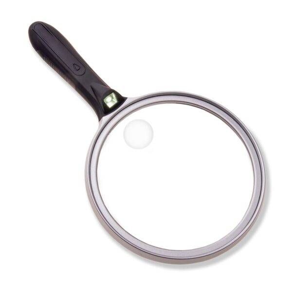 Carson LED Lighted 1.5x Power 5 Oversized Handheld Magnifier - Image 4